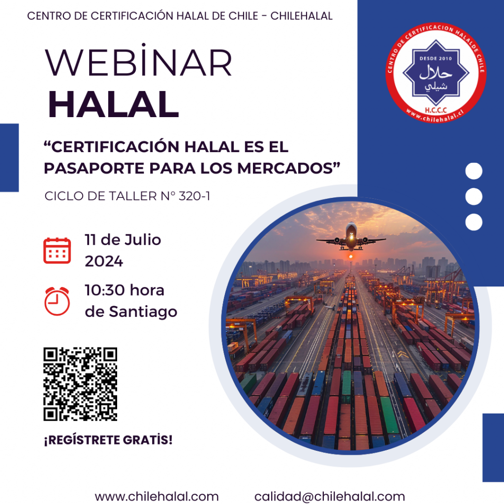 WEBINAR HALAL – Certificación Halal Es el Pasaporte para los Mercados