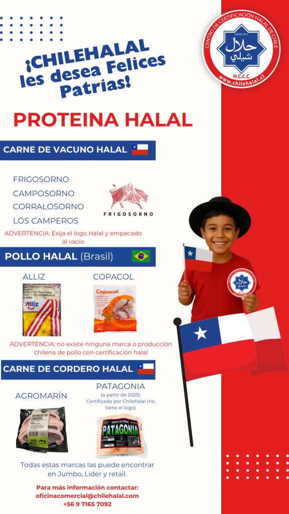ChileHalal informa sobre disponibilidad de carne Halal en Chile