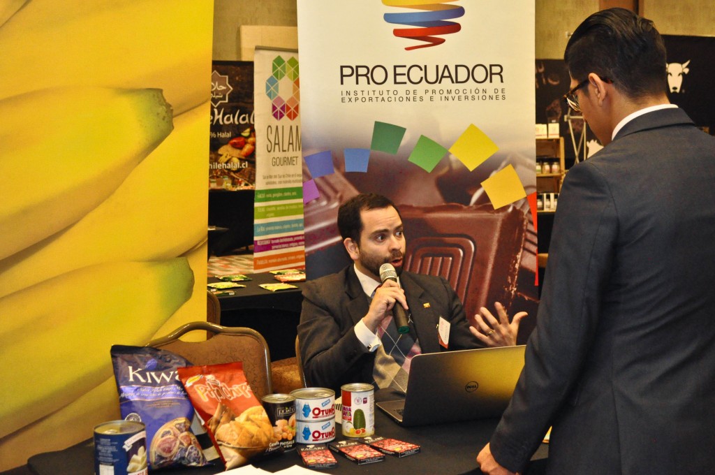 PRO ECUADOR con su Oficina Comercial de Santiago estuvo presente en la feria EXPO HALAL 2015, organizada por HalalFood International & Chilehalal