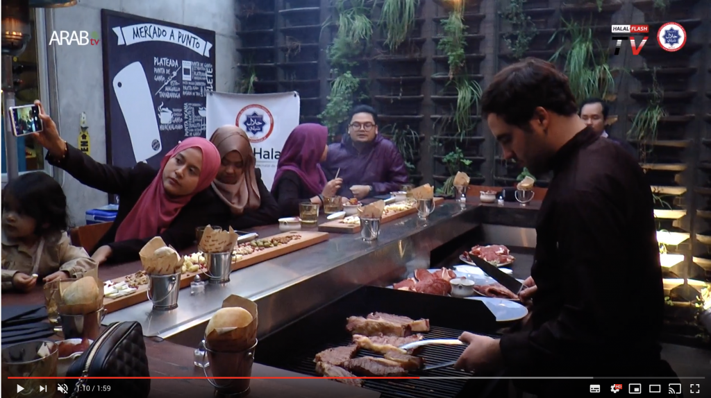 DEGUSTACIÓN DE CARNE HALAL EN TIENDA “CARNE A PUNTO” SANTIAGO DE CHILE