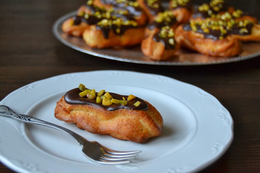 Delicias de chocolate y pistacho