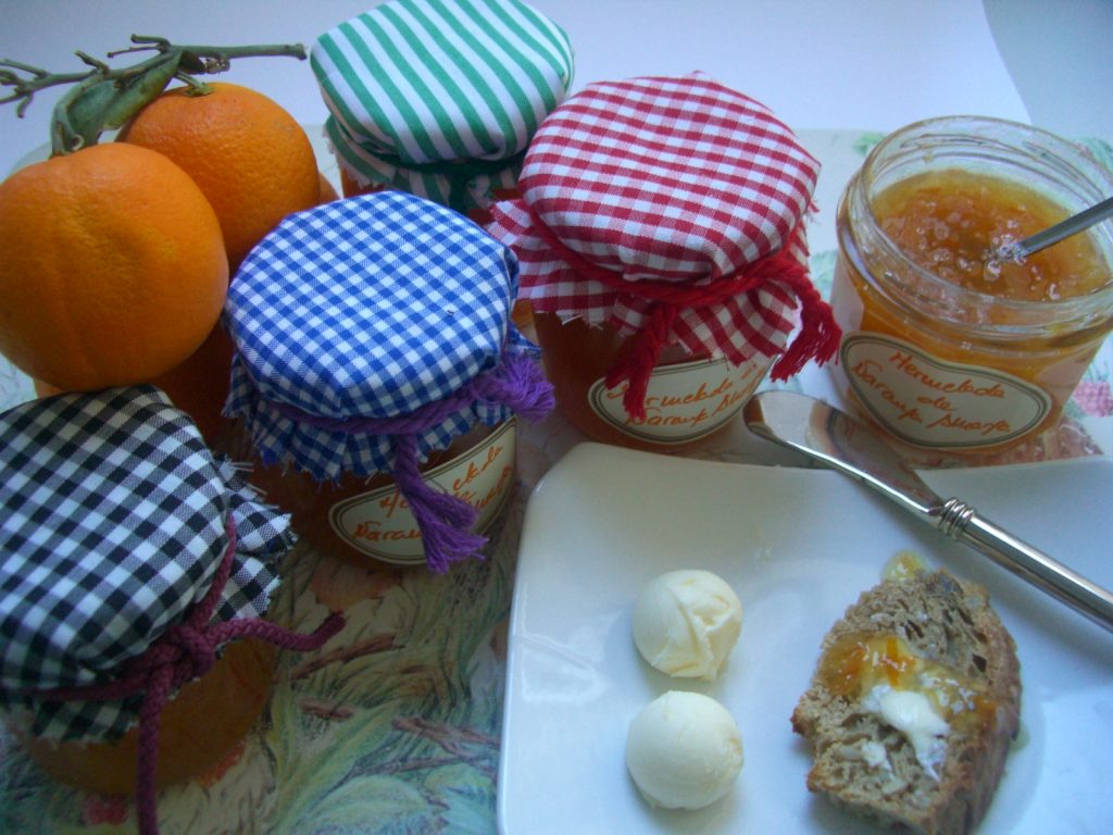 Mermelada de naranja y miel