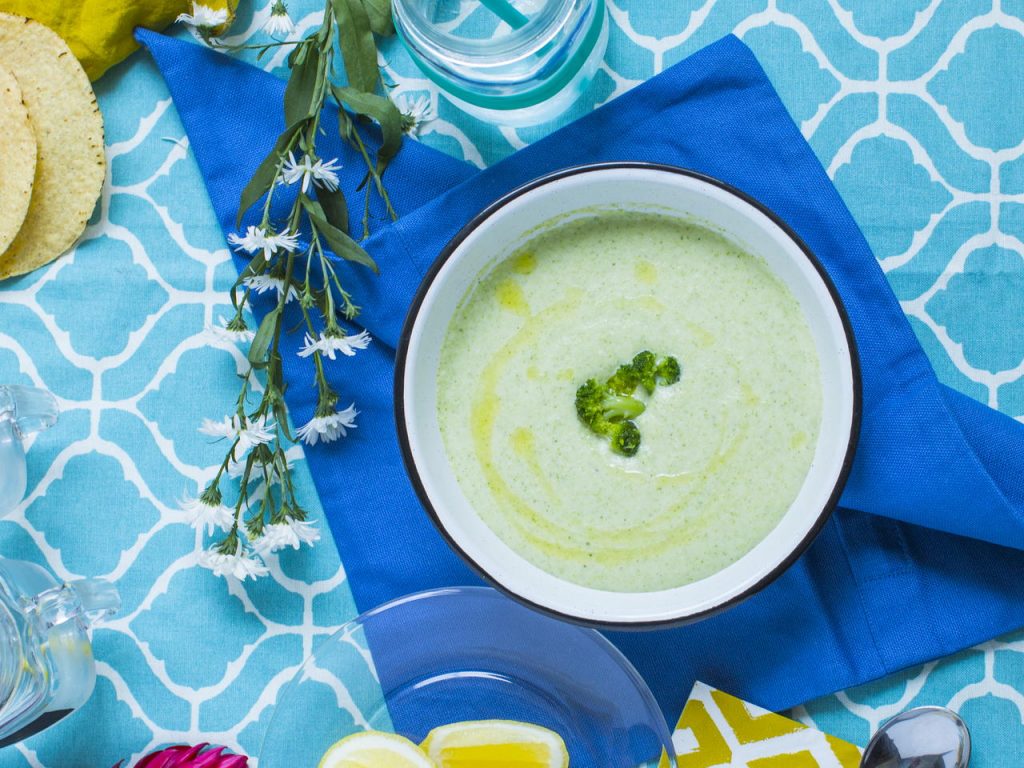 Sopa de Brocoli y Queso