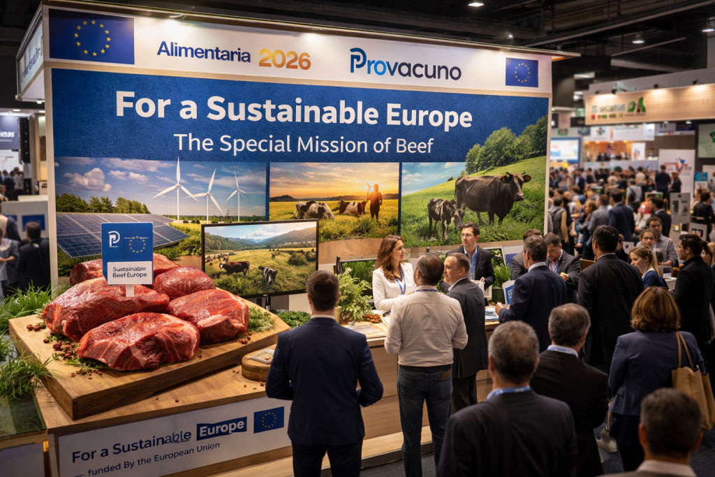Provacuno impulsa campaña europea sobre sostenibilidad del vacuno en Alimentaria 2026