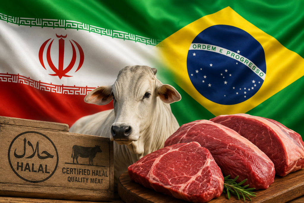 Irán regresa con la exportación de carne brasileña bajo la marca “Halal Iran”
