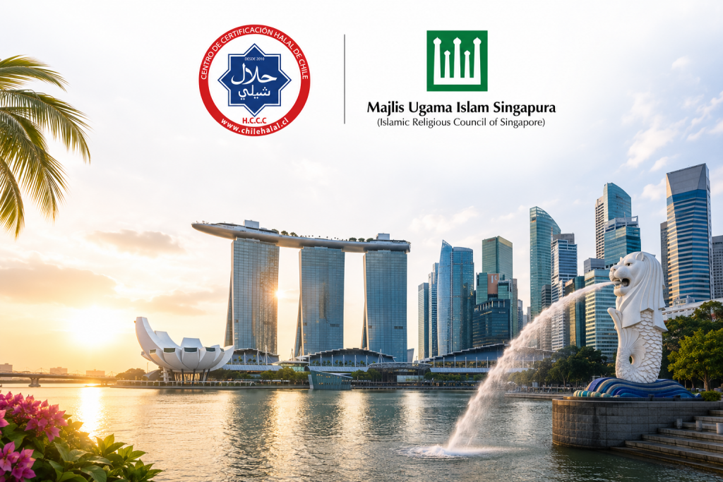 ChileHalal obtiene la acreditación de MUIS Singapur hasta 2029 y consolida su presencia internacional