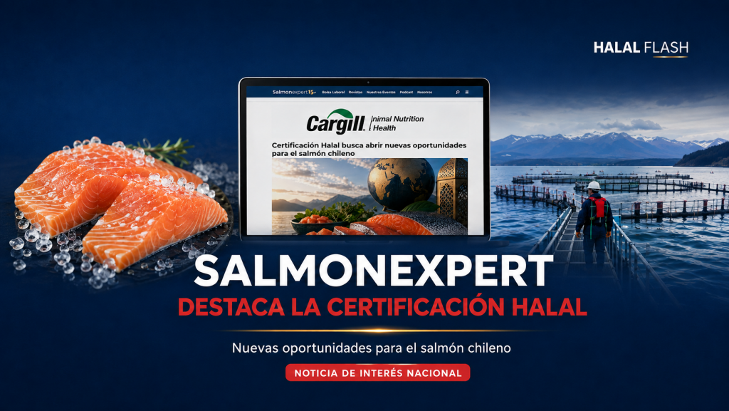 Salmonexpert publica noticia de interés nacional sobre la certificación Halal para el salmón chileno